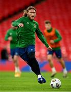11 November 2020; Jeff Hendrick during a Republic of Ireland training session at Wembley Stadium in London, England. Photo by Stephen McCarthy/Sportsfile