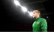 11 November 2020; Caoimhin Kelleher during a Republic of Ireland training session at Wembley Stadium in London, England. Photo by Stephen McCarthy/Sportsfile