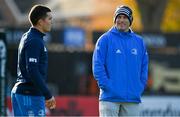 12 November 2020; Backs coach Felipe Contepomi, right, with Hugh O'Sullivan during a Leinster Rugby squad training session at the RDS Arena in Dublin. Photo by Brendan Moran/Sportsfile