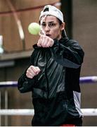 12 November 2020; Katie Taylor during a workout in advance of her Undisputed Lightweight Championship fight with Miriam Gutierrez on Saturday night. Photo by Mark Robinson / Matchroom Boxing via Sportsfile