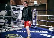 12 November 2020; Katie Taylor during a workout in advance of her Undisputed Lightweight Championship fight with Miriam Gutierrez on Saturday night. Photo by Mark Robinson / Matchroom Boxing via Sportsfile