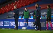 12 November 2020; Declan Rice of England warms up during the International Friendly match between England and Republic of Ireland at Wembley Stadium in London, England. Photo by Stephen McCarthy/Sportsfile