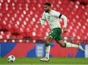 12 November 2020; Cyrus Christie of Republic of Ireland during the International Friendly match between England and Republic of Ireland at Wembley Stadium in London, England. Photo by Stephen McCarthy/Sportsfile