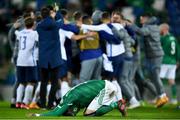 12 November 2020; Kyle Lafferty of Northern Ireland following the UEFA EURO2020 Qualifying Play-Off Final match between Northern Ireland and Slovakia at National Football Stadium at Windsor Park in Belfast. Photo by David Fitzgerald/Sportsfile