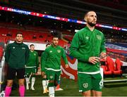 12 November 2020; Conor Hourihane of Republic of Ireland prior to the International Friendly match between England and Republic of Ireland at Wembley Stadium in London, England. Photo by Stephen McCarthy/Sportsfile