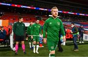 12 November 2020; Daryl Horgan of Republic of Ireland prior to the International Friendly match between England and Republic of Ireland at Wembley Stadium in London, England. Photo by Stephen McCarthy/Sportsfile