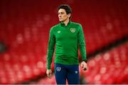 12 November 2020; Republic of Ireland coach Keith Andrews prior to the International Friendly match between England and Republic of Ireland at Wembley Stadium in London, England. Photo by Stephen McCarthy/Sportsfile