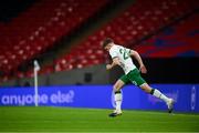 12 November 2020; Dara O'Shea of Republic of Ireland comes onto the pitch as a first half substitution during the International Friendly match between England and Republic of Ireland at Wembley Stadium in London, England. Photo by Stephen McCarthy/Sportsfile
