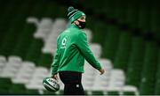 13 November 2020; James Lowe of Ireland prior to the Autumn Nations Cup match between Ireland and Wales at Aviva Stadium in Dublin. Photo by David Fitzgerald/Sportsfile