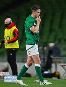 13 November 2020; Jonathan Sexton of Ireland leaves the pitch during the Autumn Nations Cup match between Ireland and Wales at Aviva Stadium in Dublin. Photo by Ramsey Cardy/Sportsfile