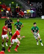 13 November 2020; Conor Murray of Ireland, right, and Jamison Gibson-Park during the Autumn Nations Cup match between Ireland and Wales at Aviva Stadium in Dublin. Photo by David Fitzgerald/Sportsfile
