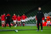 13 November 2020; Ireland head coach Andy Farrell ahead of the Autumn Nations Cup match between Ireland and Wales at Aviva Stadium in Dublin. Photo by Ramsey Cardy/Sportsfile