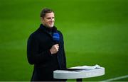 13 November 2020; Former Leinster and Ireland player, and RTE analyst Jamie Heaslip ahead of the Autumn Nations Cup match between Ireland and Wales at Aviva Stadium in Dublin. Photo by Ramsey Cardy/Sportsfile