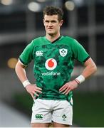 13 November 2020; Billy Burns of Ireland during the Autumn Nations Cup match between Ireland and Wales at Aviva Stadium in Dublin. Photo by Ramsey Cardy/Sportsfile