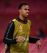 29 October 2020; Gabriel of Arsenal during the UEFA Europa League Group B match between Arsenal and Dundalk at the Emirates Stadium in London, England. Photo by Ben McShane/Sportsfile