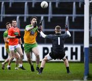 14 November 2020; Paddy McBrearty of Donegal scores a point during the Ulster GAA Football Senior Championship Semi-Final match between Donegal and Armagh at Kingspan Breffni in Cavan. Photo by David Fitzgerald/Sportsfile
