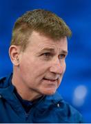 14 November 2020; Republic of Ireland manager Stephen Kenny prior to a Republic of Ireland training session at Cardiff City Stadium in Cardiff, Wales. Photo by Stephen McCarthy/Sportsfile