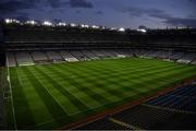 14 November 2020; A general view of the Croke Park pitch before the Leinster GAA Hurling Senior Championship Final match between Kilkenny and Galway at Croke Park in Dublin. Photo by Ray McManus/Sportsfile