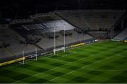 14 November 2020; A general view of the Croke Park pitch, with Hill 16 behind the goal posts, before the Leinster GAA Hurling Senior Championship Final match between Kilkenny and Galway at Croke Park in Dublin. Photo by Ray McManus/Sportsfile