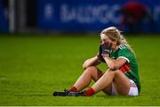 14 November 2020; Éilis Ronayne of Mayo dejected following her sides defeat in the TG4 All-Ireland Senior Ladies Football Championship Round 3 match between Armagh and Mayo at Parnell Park in Dublin. Photo by Sam Barnes/Sportsfile