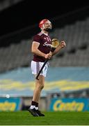 14 November 2020; Joe Canning of Galway celebrates after scoring a point during the Leinster GAA Hurling Senior Championship Final match between Kilkenny and Galway at Croke Park in Dublin. Photo by Seb Daly/Sportsfile