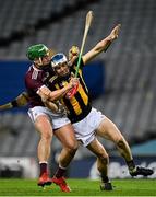 14 November 2020; Niall Burke of Galway in action against Huw Lawlor of Kilkenny during the Leinster GAA Hurling Senior Championship Final match between Kilkenny and Galway at Croke Park in Dublin. Photo by Seb Daly/Sportsfile