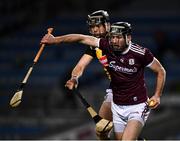 14 November 2020; Padraic Mannion of Galway in action against Walter Walsh of Kilkenny during the Leinster GAA Hurling Senior Championship Final match between Kilkenny and Galway at Croke Park in Dublin. Photo by Ray McManus/Sportsfile