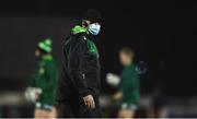 14 November 2020; Connacht head coach Andy Friend prior to the Guinness PRO14 match between Connacht and Scarlets at Sportsground in Galway. Photo by David Fitzgerald/Sportsfile