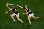 14 November 2020; David Burke of Galway in action against Alan Murphy of Kilkenny during the Leinster GAA Hurling Senior Championship Final match between Kilkenny and Galway at Croke Park in Dublin. Photo by Harry Murphy/Sportsfile