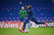 14 November 2020; Adam Idah during a Republic of Ireland training session at Cardiff City Stadium in Cardiff, Wales. Photo by Stephen McCarthy/Sportsfile
