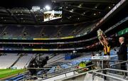 14 November 2020; Colin Fennelly of Kilkenny lifts the Bob O'Keeffe Cup following his side's victory during the Leinster GAA Hurling Senior Championship Final match between Kilkenny and Galway at Croke Park in Dublin. Photo by Seb Daly/Sportsfile