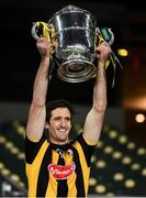 14 November 2020; The Kilkenny captain Colin Fennelly lifts the the Bob O'Keeffe Cup after the Leinster GAA Hurling Senior Championship Final match between Kilkenny and Galway at Croke Park in Dublin. Photo by Ray McManus/Sportsfile