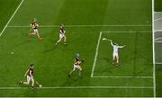 14 November 2020; TJ Reid of Kilkenny shoots to score his side's second goal, past Galway goalkeeper Éanna Murphy, during the Leinster GAA Hurling Senior Championship Final match between Kilkenny and Galway at Croke Park in Dublin. Photo by Seb Daly/Sportsfile