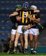 14 November 2020; Goalkeeper Eoin Murphy, full back Huw Lawlor and Padraig Walsh of Kilkenny after the Leinster GAA Hurling Senior Championship Final match between Kilkenny and Galway at Croke Park in Dublin. Photo by Ray McManus/Sportsfile