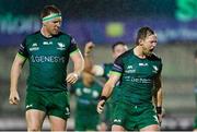 14 November 2020; Shane Delahunt, left, and Kieran Marmion of Connacht celebrate a try during the Guinness PRO14 match between Connacht and Scarlets at Sportsground in Galway. Photo by Ramsey Cardy/Sportsfile