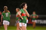 14 November 2020; Rachel Kearns of Mayo dejected following her sides defeat in the TG4 All-Ireland Senior Ladies Football Championship Round 3 match between Armagh and Mayo at Parnell Park in Dublin. Photo by Sam Barnes/Sportsfile