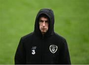 15 November 2020; Conor Masterson of Republic of Ireland prior to the UEFA European U21 Championship Qualifier match between Republic of Ireland and Iceland at Tallaght Stadium in Dublin.  Photo by Harry Murphy/Sportsfile