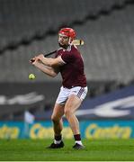 14 November 2020; Joe Canning of Galway converts a free during the Leinster GAA Hurling Senior Championship Final match between Kilkenny and Galway at Croke Park in Dublin. Photo by Seb Daly/Sportsfile