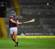 14 November 2020; Johnny Coen of Galway scores a point during the Leinster GAA Hurling Senior Championship Final match between Kilkenny and Galway at Croke Park in Dublin. Photo by Seb Daly/Sportsfile
