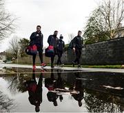 15 November 2020; Galway players arrive ahead of the Connacht GAA Football Senior Championship Final match between Galway and Mayo at Pearse Stadium in Galway. Photo by Ramsey Cardy/Sportsfile