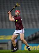 14 November 2020; Joe Canning of Galway converts a free during the Leinster GAA Hurling Senior Championship Final match between Kilkenny and Galway at Croke Park in Dublin. Photo by Seb Daly/Sportsfile