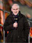 15 November 2020; Former Tyrone manager and BBC Sport pundit Mickey Harte ahead of the Ulster GAA Football Senior Championship Semi-Final match between Cavan and Down at Athletic Grounds in Armagh. Photo by Daire Brennan/Sportsfile