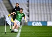15 November 2020; Bryan McMahon of Meath fails to keep the ball in play during the Leinster GAA Football Senior Championship Semi-Final match between Kildare and Meath at Croke Park in Dublin. Photo by Piaras Ó Mídheach/Sportsfile