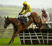 15 November 2020; Buildmeupbuttercup, with Paul Townend up, just the last on their way to winning the Frontline Security Grabel Mares Hurdle at Punchestown Racecourse in Kildare. Photo by Seb Daly/Sportsfile