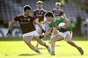 15 November 2020; Tommy Conroy of Mayo in action against Cillian McDaid of Galway during the Connacht GAA Football Senior Championship Final match between Galway and Mayo at Pearse Stadium in Galway. Photo by David Fitzgerald/Sportsfile