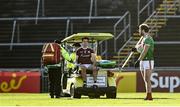 15 November 2020; Johnny Duane of Galway is substituted due to an injury during the Connacht GAA Football Senior Championship Final match between Galway and Mayo at Pearse Stadium in Galway. Photo by David Fitzgerald/Sportsfile