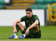 15 November 2020; Conor Masterson of Republic of Ireland looks dejected following the UEFA European U21 Championship Qualifier match between Republic of Ireland and Iceland at Tallaght Stadium in Dublin.  Photo by Harry Murphy/Sportsfile