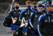 15 November 2020; Jake Dillon of Waterford, left, and his team-mates arrive prior to the Munster GAA Hurling Senior Championship Final match between Limerick and Waterford at Semple Stadium in Thurles, Tipperary. Photo by Brendan Moran/Sportsfile
