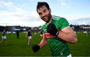 15 November 2020; Aidan O'Shea of Mayo celebrates following the Connacht GAA Football Senior Championship Final match between Galway and Mayo at Pearse Stadium in Galway. Photo by David Fitzgerald/Sportsfile