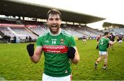 15 November 2020; Aidan O'Shea of Mayo celebrates following the Connacht GAA Football Senior Championship Final match between Galway and Mayo at Pearse Stadium in Galway. Photo by David Fitzgerald/Sportsfile